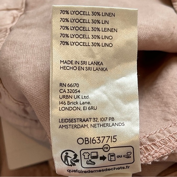 Anthropologie Pilcro Silky Cargo Pants in Mauve Size 12 - Picture 11 of 14